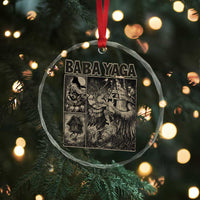 Baba Yaga House Crystal Glass Ornament Slavic Folklore Russia Fairy Tale Horror Fans TS10