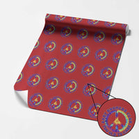 Baby Boomers Club Too Old To Care Retro Tie Dye Effect Printing Wrapping Paper Roll Peace Sign Groovy 60s Hippie Humor Graphic