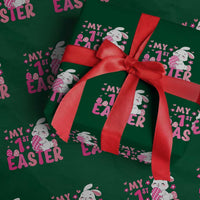 Baby First Easter Wrapping Paper Roll Cute Newborn Gift Bunny Rabbit - Wonder Print Shop