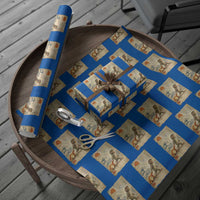 Baby Punch the Monkey Japanese Style Graphic Wrapping Paper Roll Dragging Plush Toy Vintage Art Gift