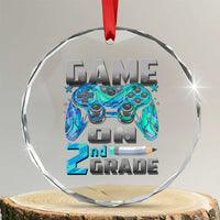 Back to School 2nd Grade Gamer Crystal Glass Ornament Boys Kids Back To School First Day TS10