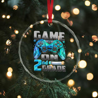 Back to School 2nd Grade Gamer Crystal Glass Ornament Boys Kids Back To School First Day TS10