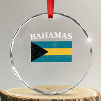 Bahamas Flag Crystal Glass Ornament Retro Vintage Bahamian Gifts TS10