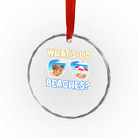 Bahamas Swimming Pigs Crystal Glass Ornament Pig Swim Caribbean Beach Summer Vacation TS10