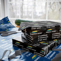 Bahamas Vacation Wrapping Paper Roll Funny Tropical Island Summer Travel - Wonder Print Shop