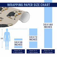 Bald Eagle No Kings In America Wrapping Paper Roll No Orange We The People Patriotic Political Statement - Wonder Print Shop