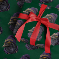 Baltimore Wrapping Paper Roll Vintage Maryland Edgar Allan Poe Raven Game Day - Wonder Print Shop