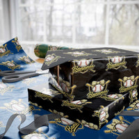Bananas Coquette Bow Wrapping Paper Roll Baseball Bats Banana Lovers Women Girls Kids