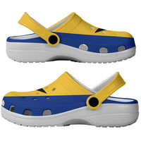 Barbados Clogs Shoes Heritage Palette Flag-Inspired - Wonder Print Shop