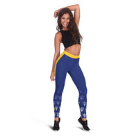 Barbados Tridents Cricket Leggings Go Champions - Wonder Print Shop