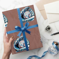 Baseball Drip Sprinkles Ice Cream Wrapping Paper Roll Ball and Glove Dripping - Wonder Print Shop
