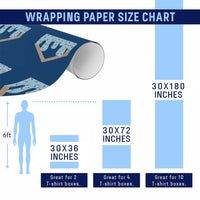 Baseball Ice Cream Dripping Wrapping Paper Roll Home Plate Drip - Wonder Print Shop