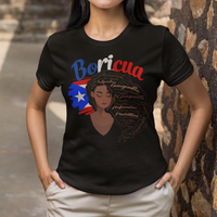 Puerto Rico T Shirt Hispanic Heritage Month Latina Boricua Puerto Rican Flag - Wonder Print Shop