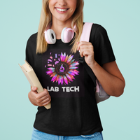 Medical Lab Tech T Shirt Lab Week Lab Tech Sunflower Med Tech Medical Lab Technician - Wonder Print Shop
