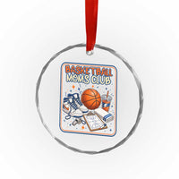 Basketball Moms Club Crystal Glass Ornament Funny Mother’s Day Gift