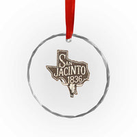 Battle of San Jacinto 1836 Texas History Independence Day Crystal Glass Ornament