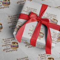Be A Glitter Dumpling Kawaii Graphic Wrapping Paper Roll In A World Squish Squad Mystery Box