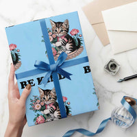 Be Kind 6 7 Days a Week Wrapping Paper Roll Funny Six Seven Cat Teacher Meme - Wonder Print Shop