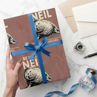 Be Like Neil the Seal One Ton Zero Chill All Chaos Wrapping Paper Roll Sarcastic Viral Chaotic Elephant Seal Meme Life Advice