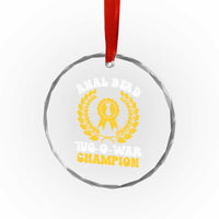 Bead Tug O War Champion Crystal Glass Ornament Funny Sarcastic Saying Weird Gag Gift TS10