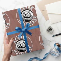 Beaver Whisperer Wrapping Paper Roll Funny Wildlife Lover Nature Humor - Wonder Print Shop