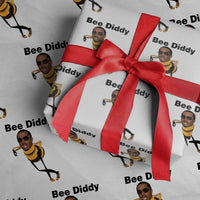 Bee Diddy Wrapping Paper Roll Dark Humor Internet Meme Brainrot Gen Z