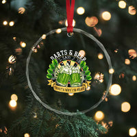 Beer And Darts St Patricks Day Gift Crystal Glass Ornament That Is Why I Am Here