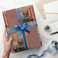 Being A Soldier Is A Choice Being An Combat Medic Is An Honor Wrapping Paper Roll Military American Flag - Wonder Print Shop