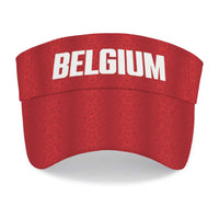 Belgium 2026 Football Sun Visor Cap Go De Rode Duivels