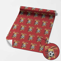 Belgium Belgian Flag Souvenir Belgie Wrapping Paper Roll Game Day Soccer Fans Football