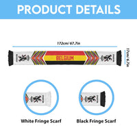 Belgium Football Nations 2026 Soccer Scarf Sporty Pattern