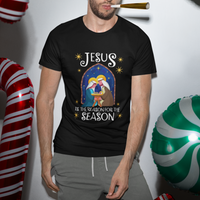 Jesus Is The Reason For The Season Christmas Nativity T Shirt - Wonder Print Shop