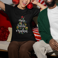 Mele Kalikimaka Hawaiian Christmas Tree T Shirt - Wonder Print Shop