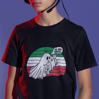 Italian Ghost T Shirt Va Fan Ghoul Retro Funny Halloween - Wonder Print Shop