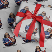 Benjamin Franklin Wrapping Paper Roll Freedom Liberty Independence American History