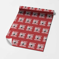 Best Bowling Dad Ever Wrapping Paper Roll American Flag Patriotic Bowler Gift - Wonder Print Shop