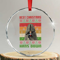 Best Christmas Hans Down Nakatomi 1988 Crystal Glass Ornament TS09
