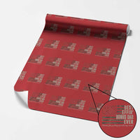 Best Effin’ Bonus Dad Ever Wrapping Paper Roll Step Dad Camo American Flag Camouflage