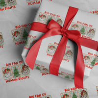 Big Fan Of Human Rights And Equality Wrapping Paper Roll Xmas Activism Gift - Wonder Print Shop