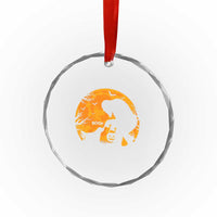 Bigfoot Boop Dog Hallowwen Crystal Glass Ornament Funny Sasquatch Meme Dog Lovers Full Moon