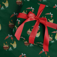 Bigfoot Easter Wrapping Paper Roll Bunny Sasquatch Eggs Retro - Wonder Print Shop