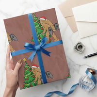 Bigfoot Gamer Christmas Wrapping Paper Roll Funny Sasquatch Gaming Xmas - Wonder Print Shop