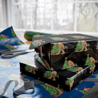 Bigfoot Gamer Christmas Wrapping Paper Roll Funny Sasquatch Gaming Xmas - Wonder Print Shop