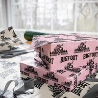 Bigfoot Grabbed My Wiener Wrapping Paper Roll Funny Sasquatch Camping - Wonder Print Shop