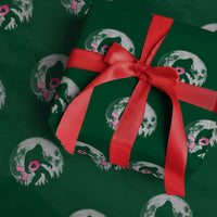 Bigfoot Pink Ribbon Breast Cancer Awareness Wrapping Paper Roll - Wonder Print Shop