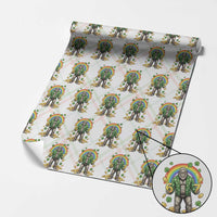 Bigfoot Six Seven Meme Wrapping Paper Roll Funny St Patricks Day Gift