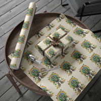 Bigfoot Six Seven Meme Wrapping Paper Roll Funny St Patricks Day Gift