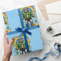 Bigfoot Six Seven Meme Wrapping Paper Roll Funny St Patricks Day Gift