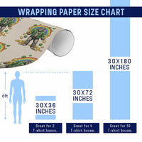 Bigfoot Six Seven Meme Wrapping Paper Roll Funny St Patricks Day Gift