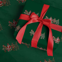 Bigfoot Xmas Cosplay Wrapping Paper Roll Funny Holiday Gift - Wonder Print Shop
